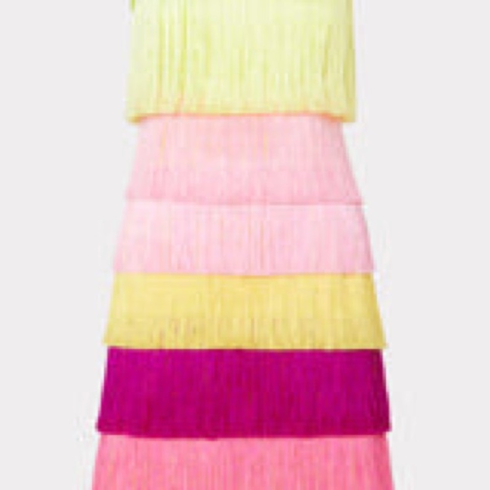 Milly Nuoir Ombre Fringe Dress NWT sz 2